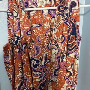 Mille dress- Orange and Purple